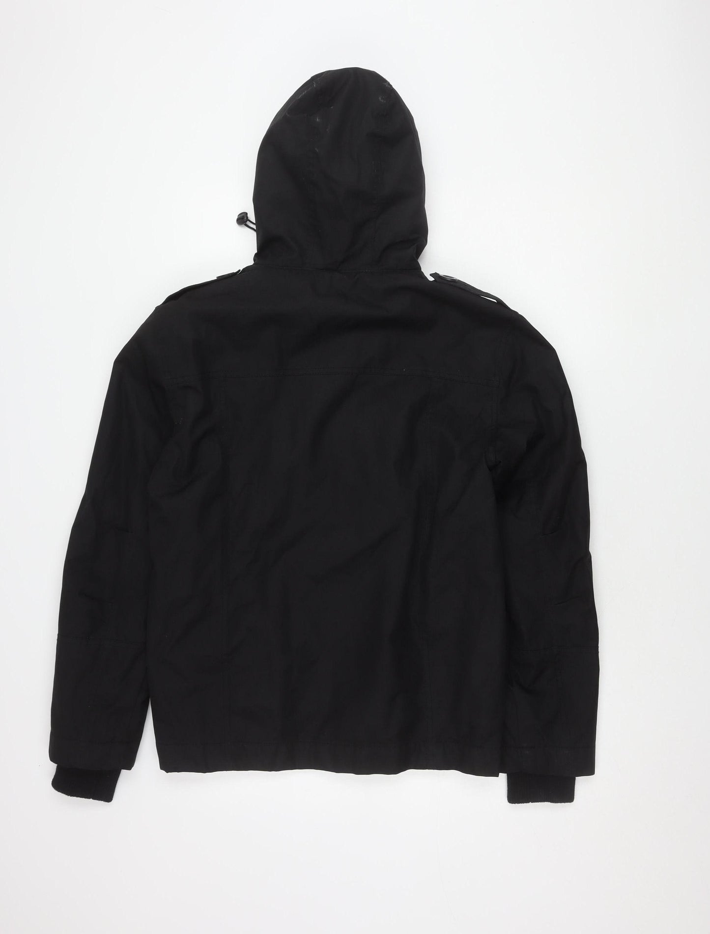 McKenzie Men's Black S Jacket Hooded Polyester Casual