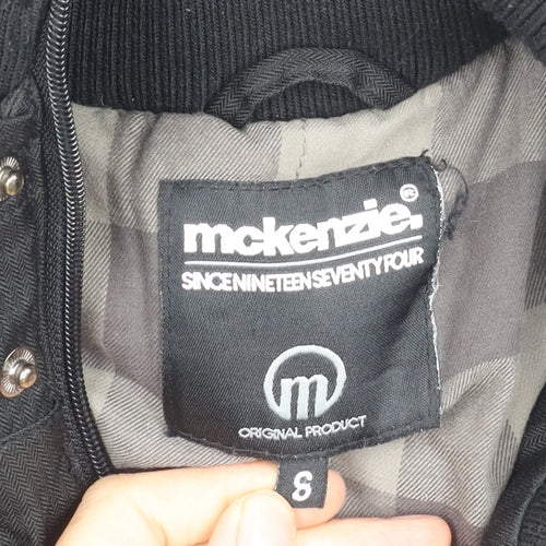 McKenzie Men's Black S Jacket Hooded Polyester Casual