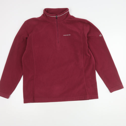 Craghoppers Women's Red Pullover Sweatshirt Size 12