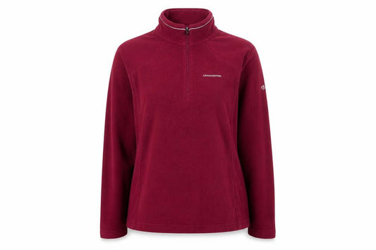 Front view of Craghoppers Women's Red Pullover Sweatshirt, size 12