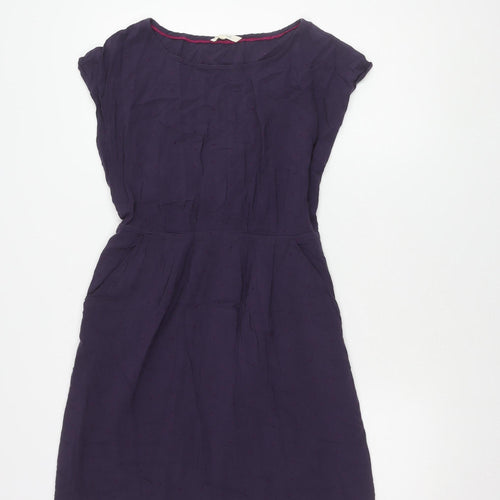 White Stuff Women's Purple Dress, Size 10, Viscose