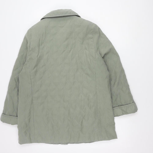 Eastex Women's Green Quilted Jacket, Size 14, Regular Fit