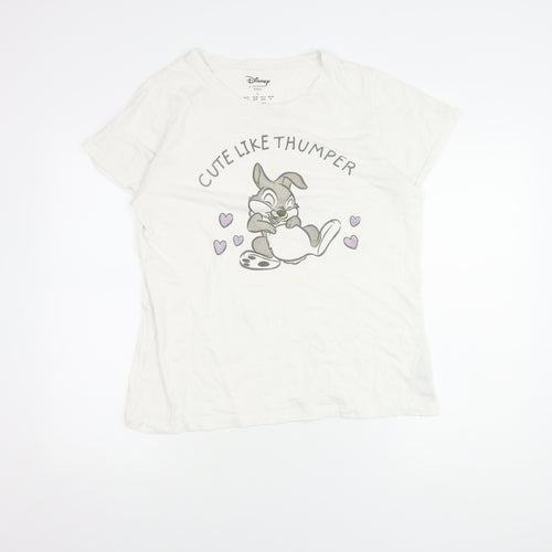 Primark Disney Women's White Thumper Nightshirt L