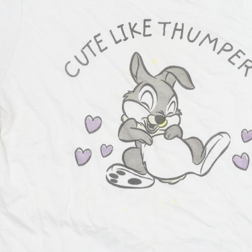 Primark Disney Women's White Thumper Nightshirt L