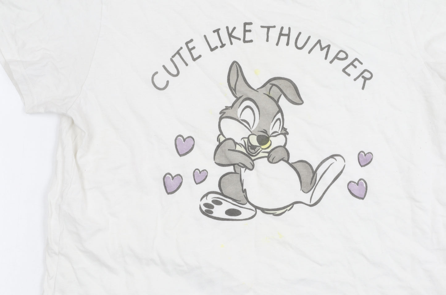 Primark Disney Women's White Thumper Nightshirt L