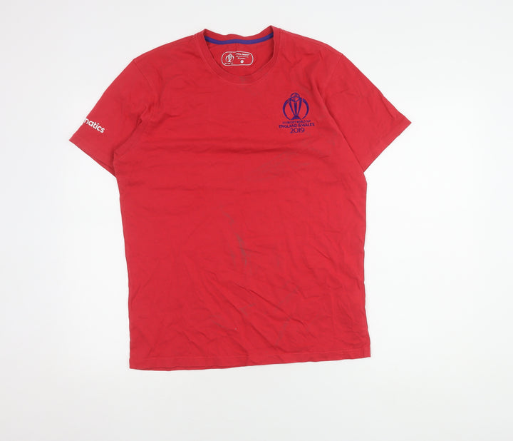 Fanatics Men's Red Sports T-Shirt Medium
