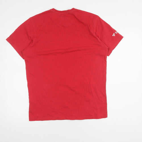 Fanatics Men's Red Sports T-Shirt Medium