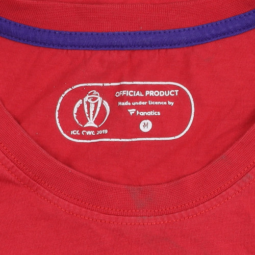 Fanatics Men's Red Sports T-Shirt Medium