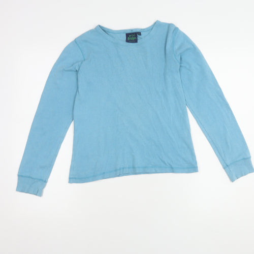 Mini Boden Boys Blue Cotton Long Sleeve T-Shirt 11-12 Years