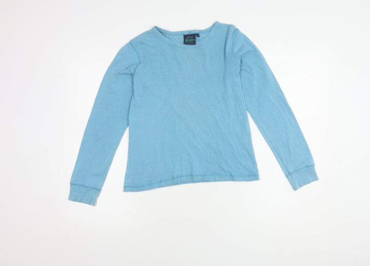 Mini Boden Boys Blue Cotton Long Sleeve T-Shirt 11-12 Years