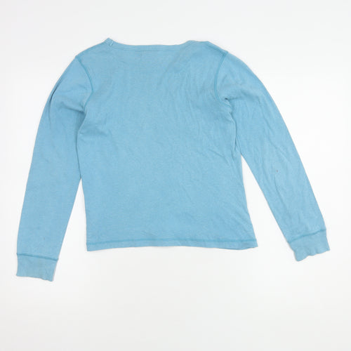 Mini Boden Boys Blue Cotton Long Sleeve T-Shirt 11-12 Years