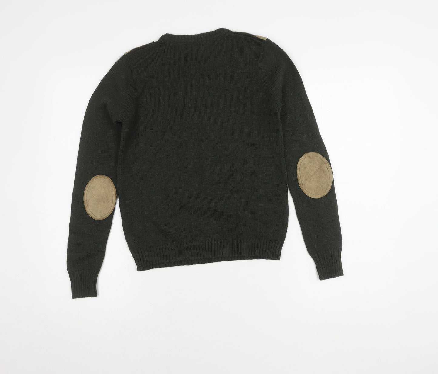 Rydale Boys Green Pullover Jumper, Size 9-10 Years