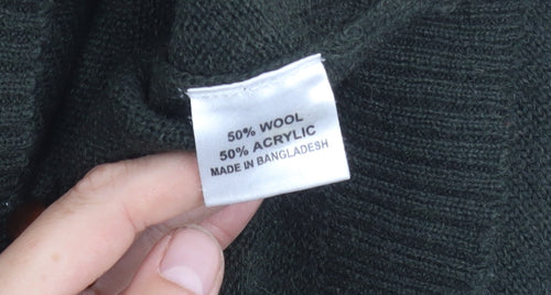 Rydale Boys Green Pullover Jumper, Size 9-10 Years