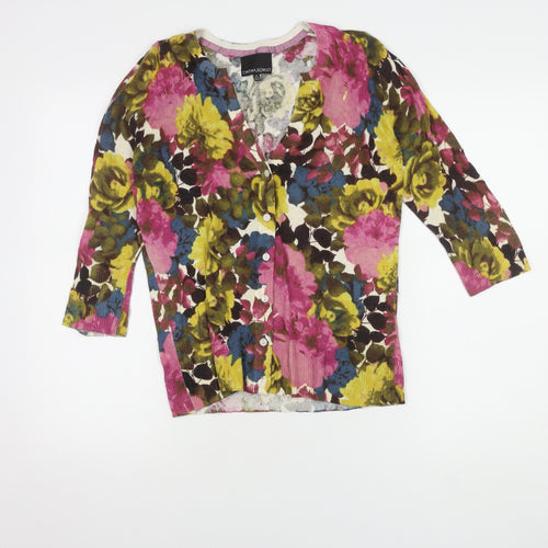 Cynthia Rowley Women's Multicoloured Cardigan M