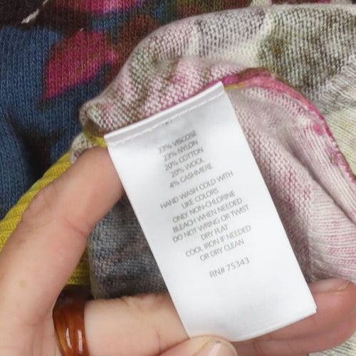 Cynthia Rowley Women's Multicoloured Cardigan M