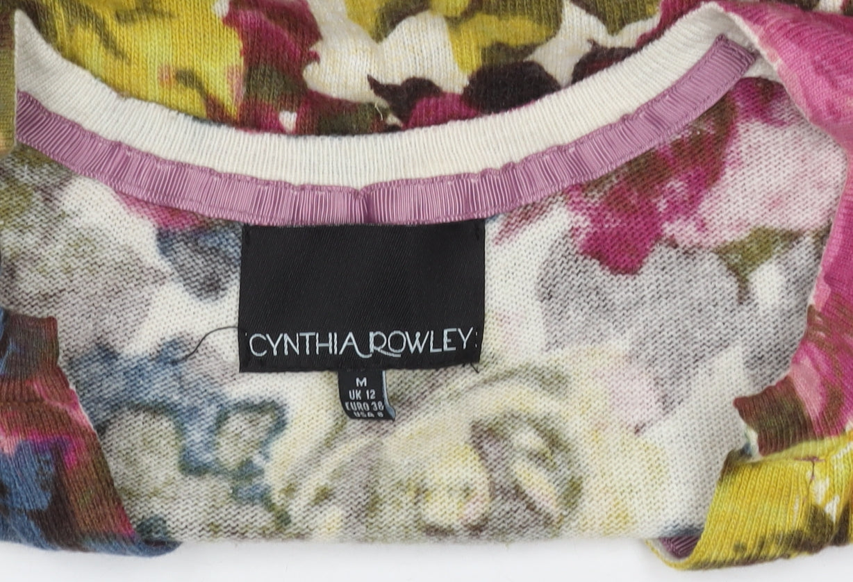 Cynthia Rowley Women's Multicoloured Cardigan M