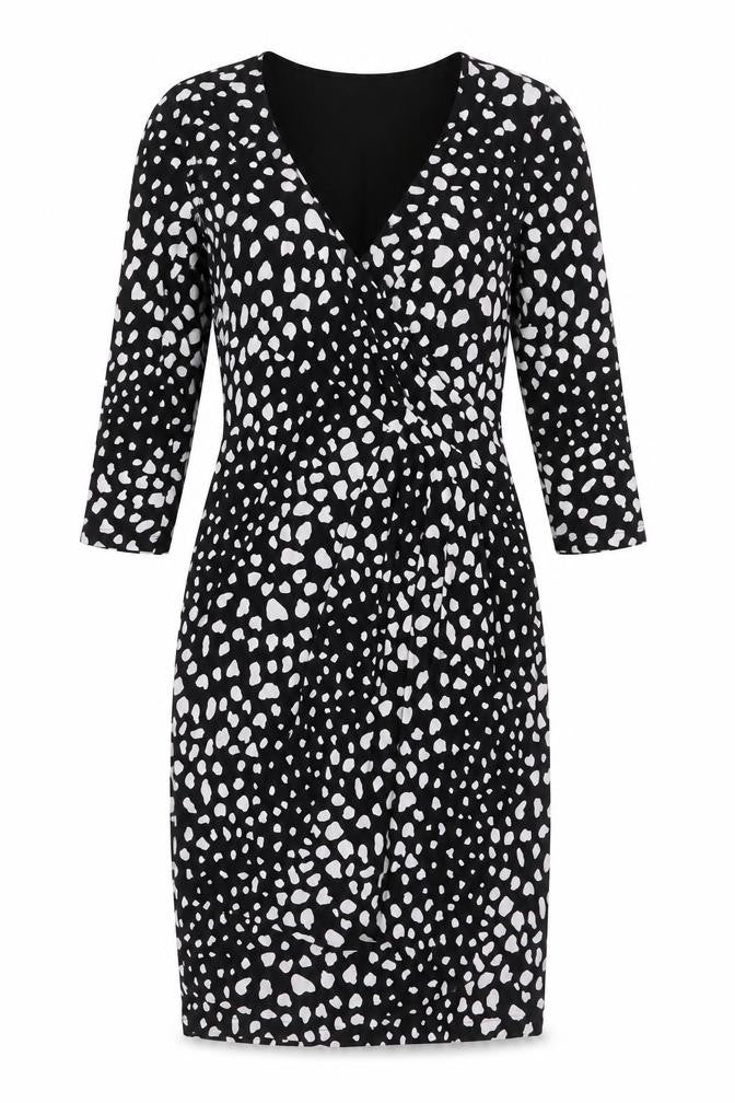 Front view of Fenn Wright Manson 3/4 Sleeve Dress for Women, size 10