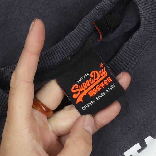 Superdry Unisex Black XS Vintage T-Shirt