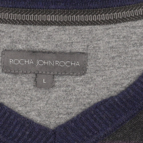 Rocha John Rocha Men's Multicoloured L Pullover Jumper