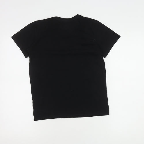 Star Wars Boys Black T-Shirt 11-12 Years Mandalorian Graphic
