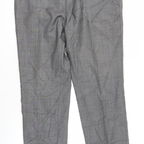Paul Costelloe Men’s Grey Wool Trousers 40R