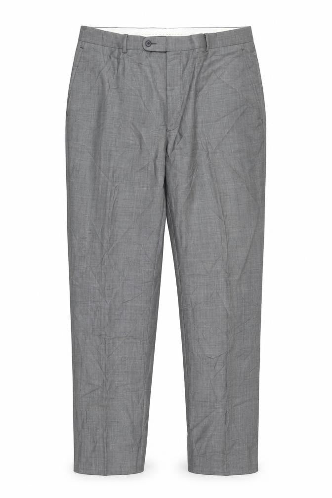 Front view of Paul Costelloe Men’s Grey Wool Trousers 40R