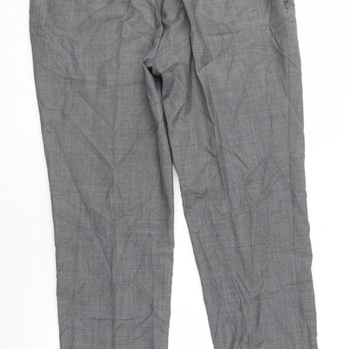Paul Costelloe Men’s Grey Wool Trousers 40R
