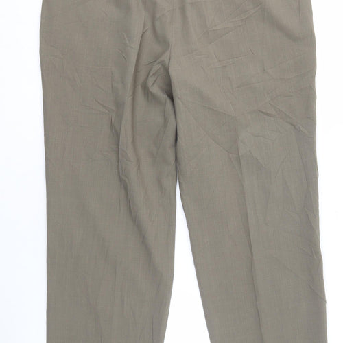 Burton Menswear Brown Trousers, Men's 38 in Straight Leg