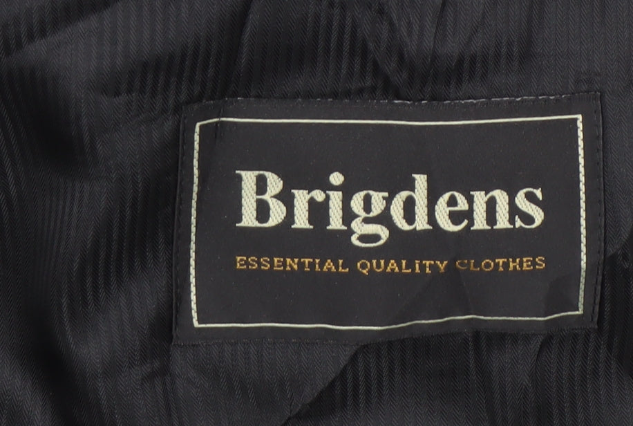 Brigdens Men's Black Tuxedo Blazer Size 48S