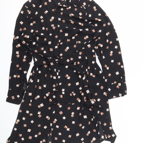 Principles Women's Black Geometric Dress, Size 18