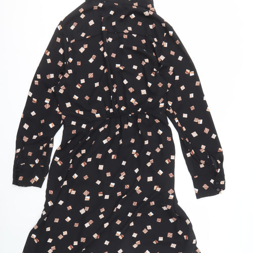 Principles Women's Black Geometric Dress, Size 18