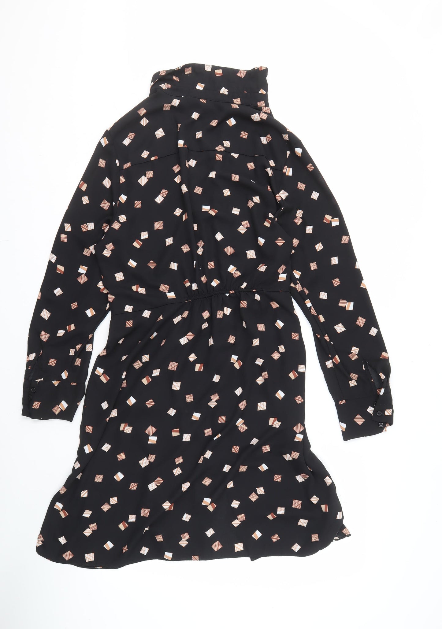 Principles Women's Black Geometric Dress, Size 18