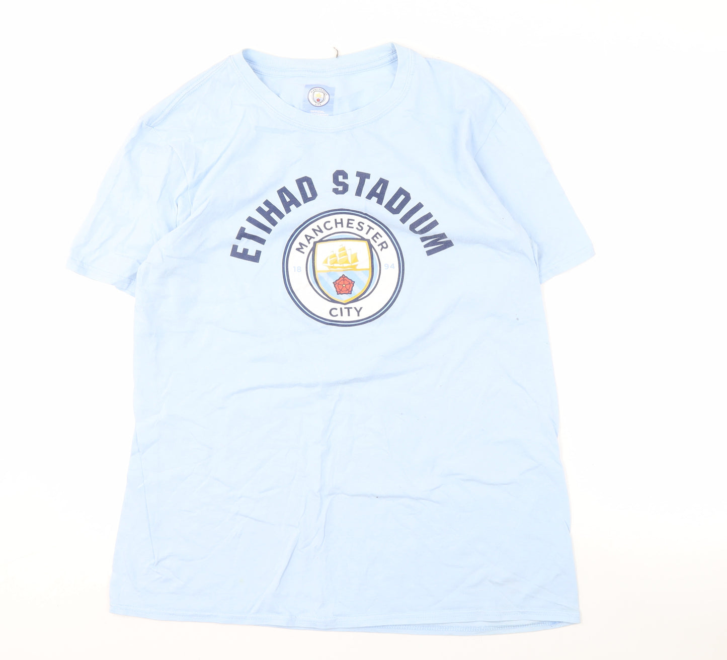 Manchester City Men's Blue L Logo T-Shirt
