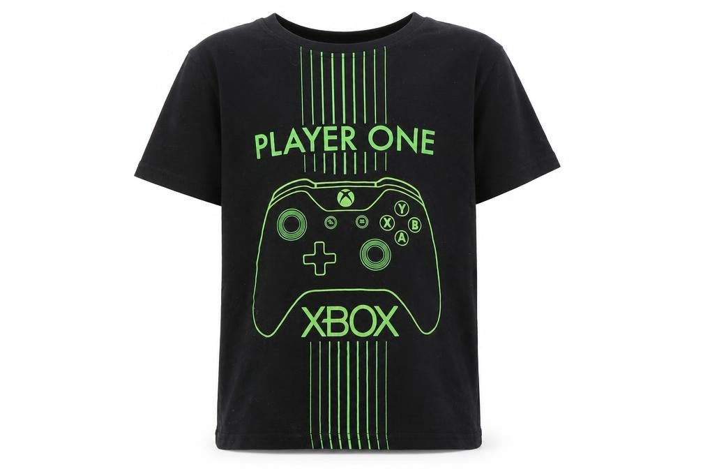 Marks and Spencer Boys Black Graphic Xbox T-Shirt 6-7 Years