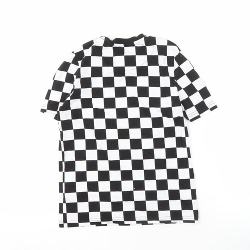 Pokémon Boys Black Check T-Shirt with Pikachu Print 9-10 Years