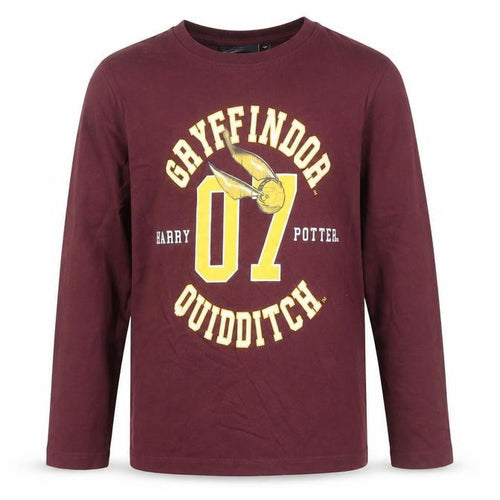 Harry Potter Boys Red Long Sleeve T-Shirt Size 8 Years