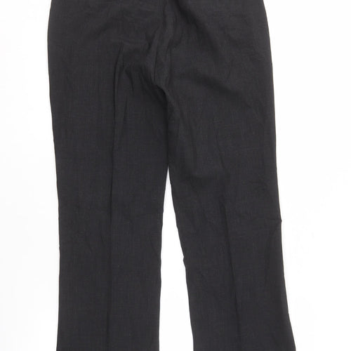 River Island Men's Black Trousers, 30W 32L, Formal Wear