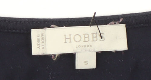 Hobbs Women's Cowl Neck Long Sleeve Top in Navy, Size S