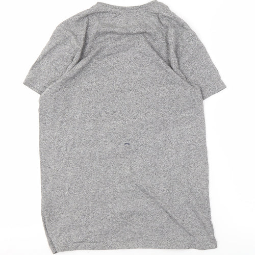 Buzz Aldrin Men’s Grey NASA Graphic T-Shirt XS