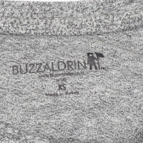 Buzz Aldrin Men’s Grey NASA Graphic T-Shirt XS