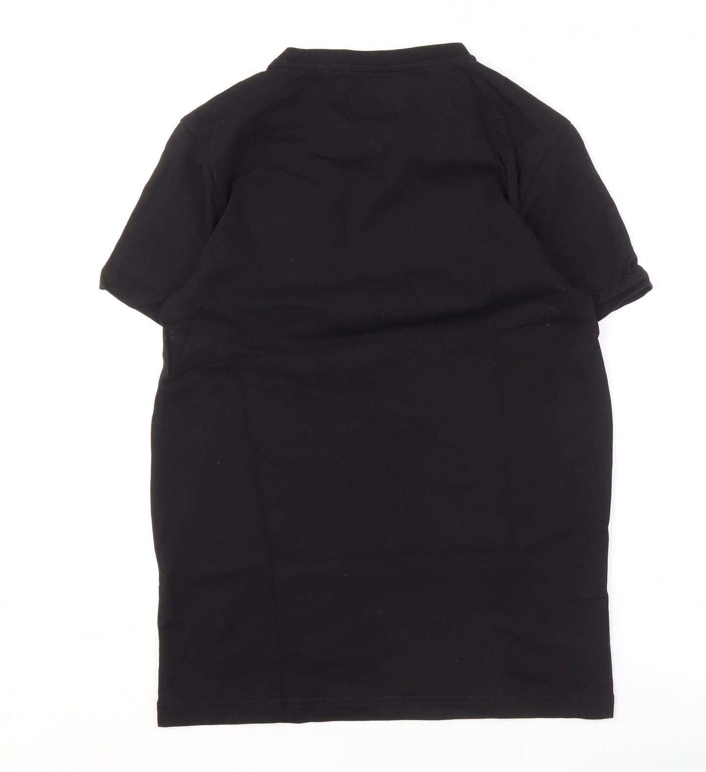 ETO Men's Black V-Neck M T-Shirt with Pocket