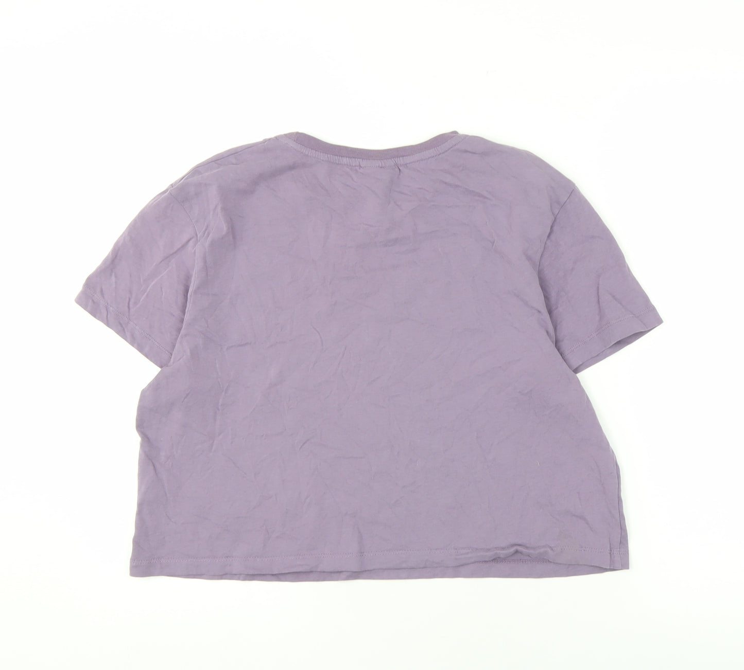 MP Women's Purple L Basic T-Shirt Casual Wear