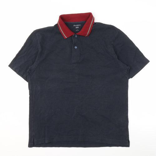 JW Anderson x UNIQLO Men's Blue Polo Shirt Size M