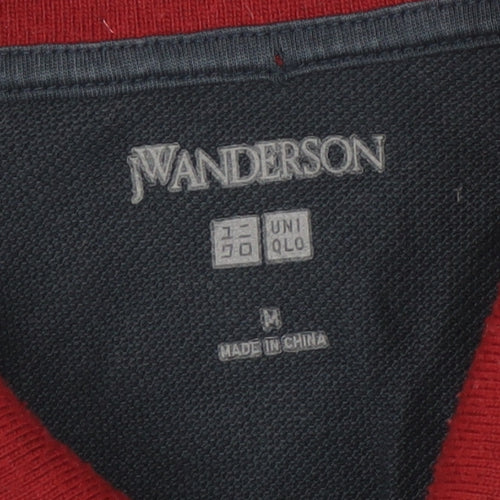 JW Anderson x UNIQLO Men's Blue Polo Shirt Size M