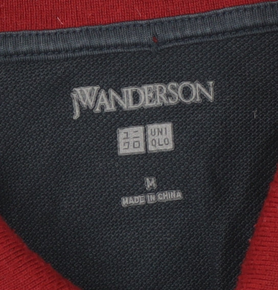 JW Anderson x UNIQLO Men's Blue Polo Shirt Size M
