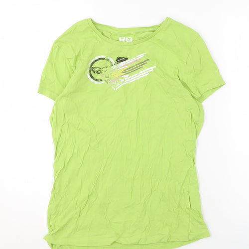 Roxy Women's Green XL Basic Cotton Crew Neck T-Shirt