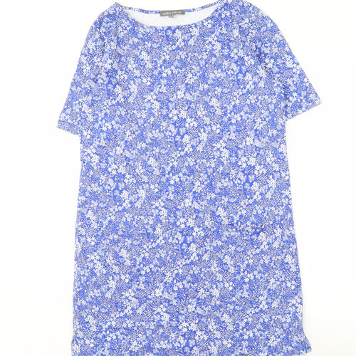 Laura Ashley Women's Blue Floral Dress Size 12