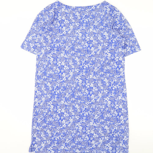 Laura Ashley Women's Blue Floral Dress Size 12