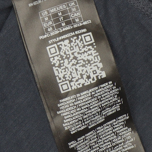 Guess Men's Blue Slim Fit Crew Neck T-Shirt Medium