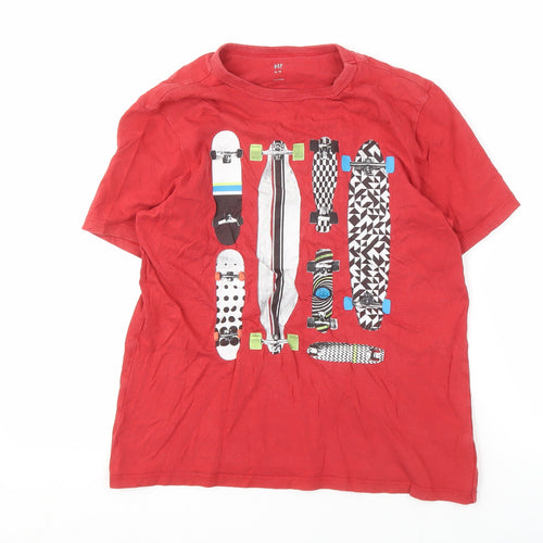 GAP Kids Red Graphic T-Shirt - Boys 12-13 Years